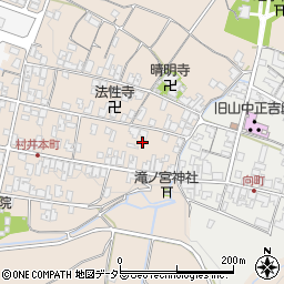 滋賀県蒲生郡日野町村井1326周辺の地図