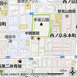 西ノ京ハイツ周辺の地図