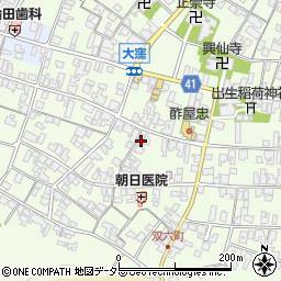 滋賀県蒲生郡日野町大窪743周辺の地図