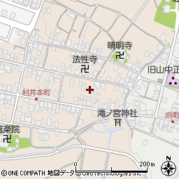 滋賀県蒲生郡日野町村井1324-1周辺の地図