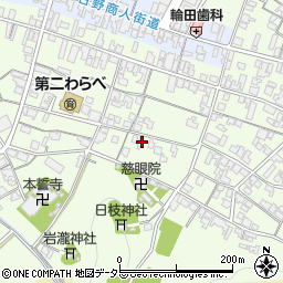 滋賀県蒲生郡日野町大窪1267周辺の地図
