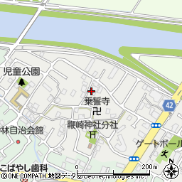 滋賀県草津市橋岡町165-3周辺の地図