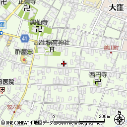 滋賀県蒲生郡日野町大窪704周辺の地図