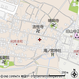 滋賀県蒲生郡日野町村井1323周辺の地図
