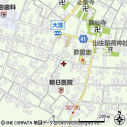 滋賀県蒲生郡日野町大窪742周辺の地図