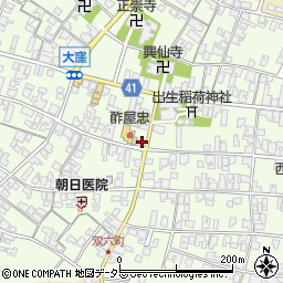 滋賀県蒲生郡日野町大窪725周辺の地図