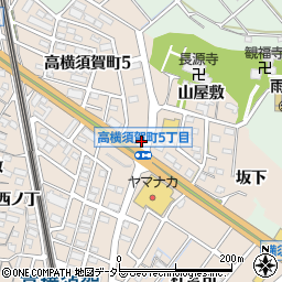 愛知県東海市高横須賀町古茂周辺の地図