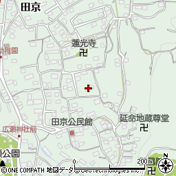 静岡県伊豆の国市田京524周辺の地図