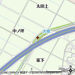 愛知県豊田市和会町染屋田周辺の地図