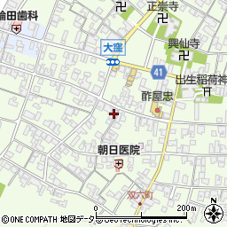 滋賀県蒲生郡日野町大窪749周辺の地図