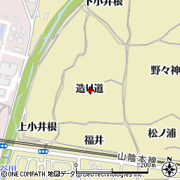 京都府亀岡市篠町柏原造り道周辺の地図