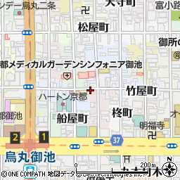 リパーク押小路通間之町西駐車場周辺の地図