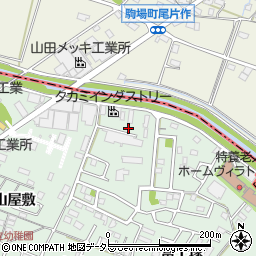 愛知県知立市山屋敷町向田周辺の地図