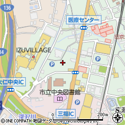 静岡県伊豆の国市田京168-5周辺の地図