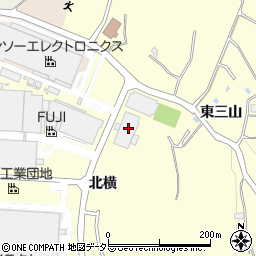 愛知県岡崎市恵田町北横周辺の地図