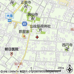 滋賀県蒲生郡日野町大窪714周辺の地図