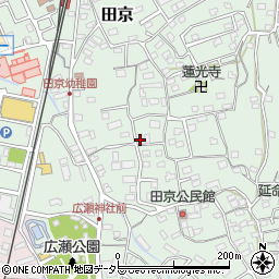 静岡県伊豆の国市田京536-6周辺の地図