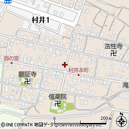 滋賀県蒲生郡日野町村井1358周辺の地図