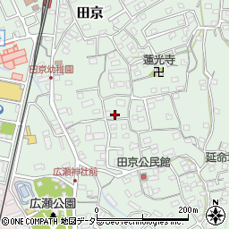 静岡県伊豆の国市田京536-5周辺の地図