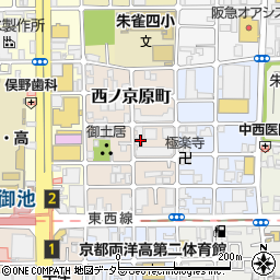 京都府京都市中京区西ノ京原町98周辺の地図
