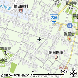 滋賀県蒲生郡日野町大窪771周辺の地図