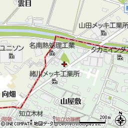 ファミリーマート知立山屋敷店周辺の地図