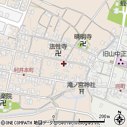 滋賀県蒲生郡日野町村井1324周辺の地図