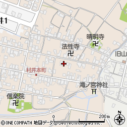 滋賀県蒲生郡日野町村井1320周辺の地図