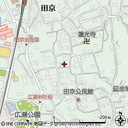 静岡県伊豆の国市田京536-8周辺の地図