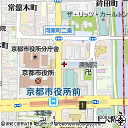 京都市観光協会周辺の地図