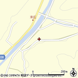 兵庫県姫路市安富町末広206周辺の地図