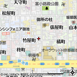 京都府京都市中京区等持寺町36周辺の地図
