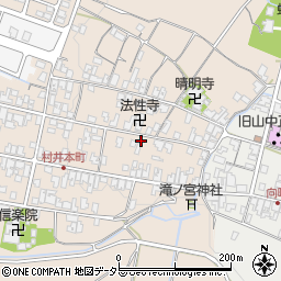 滋賀県蒲生郡日野町村井1321周辺の地図