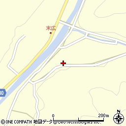 兵庫県姫路市安富町末広206周辺の地図