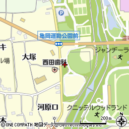 京都府亀岡市曽我部町穴太柳原周辺の地図
