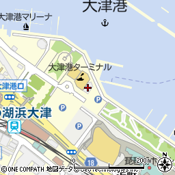 琵琶湖汽船株式会社　観光船予約センター周辺の地図