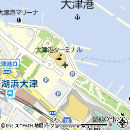 琵琶湖汽船株式会社　観光船予約センター周辺の地図