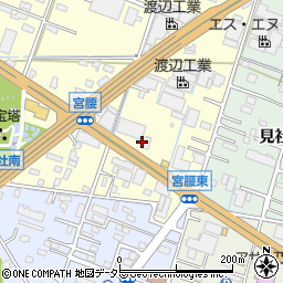 愛知県知立市西町宮腰周辺の地図