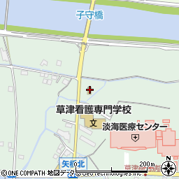 滋賀県草津市矢橋町1813周辺の地図