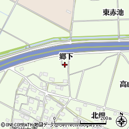愛知県豊田市和会町郷下30周辺の地図