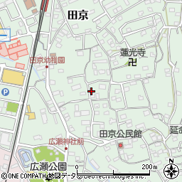 静岡県伊豆の国市田京536-7周辺の地図