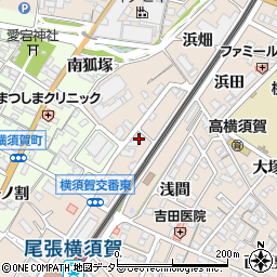 愛知県東海市高横須賀町公家周辺の地図