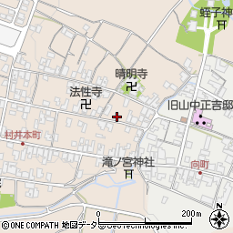 滋賀県蒲生郡日野町村井1219周辺の地図