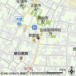 滋賀県蒲生郡日野町大窪723周辺の地図