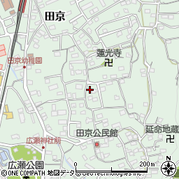 静岡県伊豆の国市田京533周辺の地図