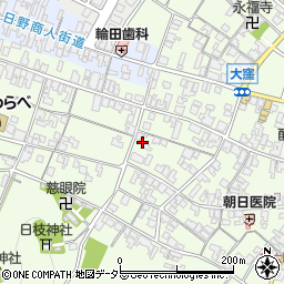 滋賀県蒲生郡日野町大窪975周辺の地図