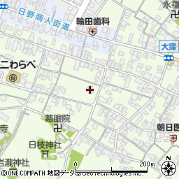 滋賀県蒲生郡日野町大窪977周辺の地図