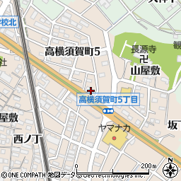 あおい学院　高横須賀校周辺の地図