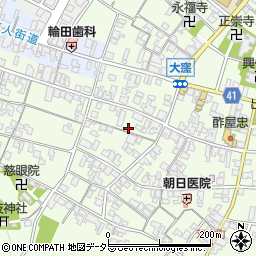 滋賀県蒲生郡日野町大窪786周辺の地図