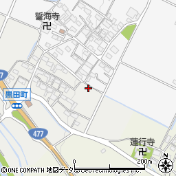 三重県四日市市黒田町周辺の地図